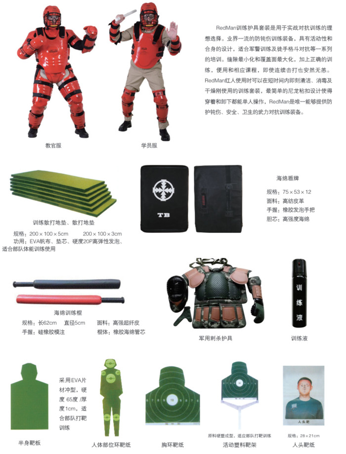 防暴服主要由什么构成